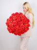 БУКЕТ 51 КРАСНАЯ ФРАНЦУЗСКАЯ РОЗА